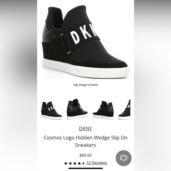 Dkny Shoes Dkny Wedge Sneakers Poshmark